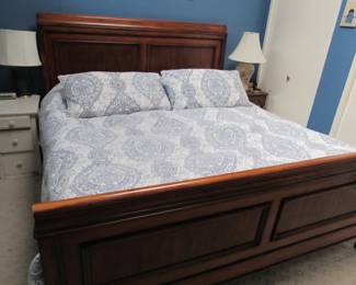 Beautiful walnut bed