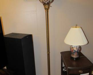 Heavy brass lamp