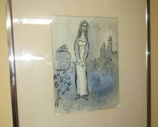 "Esther" Marc Chagall lithograph