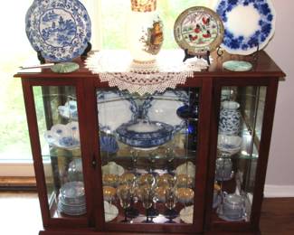Flow blue & other great glassware