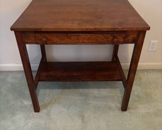 Antique Cadillac desk drawer comes out and then folds into desk