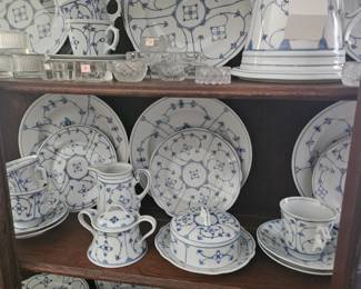 Bavarian blue and white china