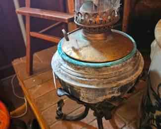 very old kerosene lamp "The Solar"