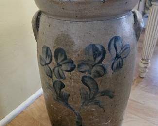 Stoneware crock from Baltimore area
