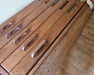 section of oak flat file