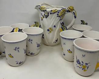 Spode  Imperial Garden  Pitcher  8 Cups