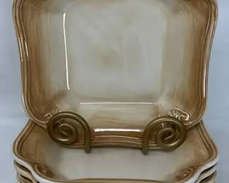 Lenox Colore Siena 9 Square Pasta Bowls Set Of Six