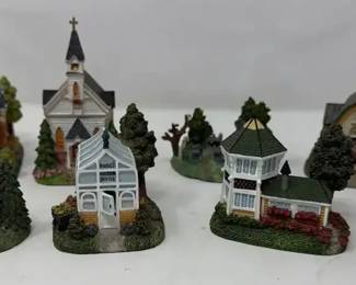 International Resources House Figurines  3  Haunted Cemetery  Flower Shop  More