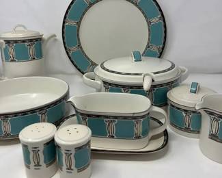 Mikasa  Intaglio Roman Manor Pitcher  Serving Bowl  Soup Tureen  Sugar Bowl  Creamer Pitcher