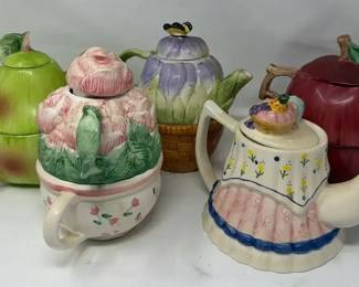 CIC Peggy Jo Ackley Tea Pots