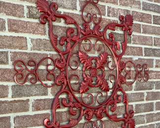 Beautiful large metal wall hanging.