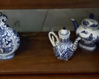 More of the blue and white collection.