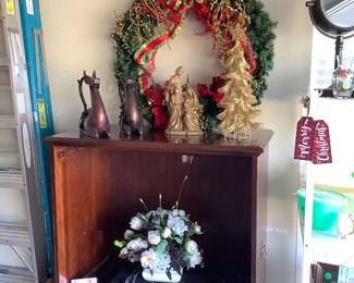 TV entertainment center.