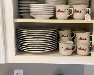 More of the Christmas China.