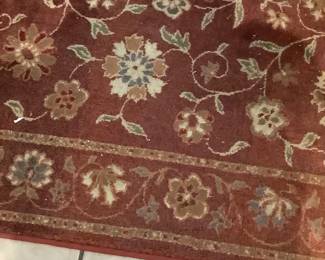 Rug in breakfast room.