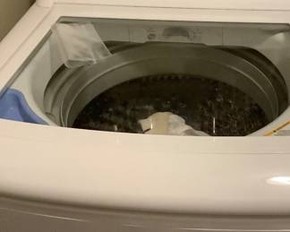 Inside of washer.