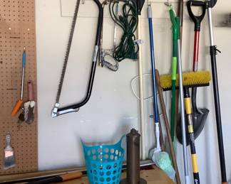 Yard and hand tools.