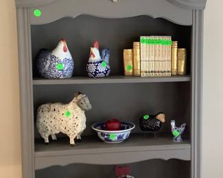 The top of the cabinet in breakfast room.