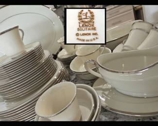 Elegant Lenox Solitaire Dishes