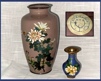 Cloisonne Vases 