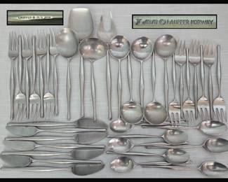 MCM Lauffer Flatware; Some Made in Norway and Some in Japan