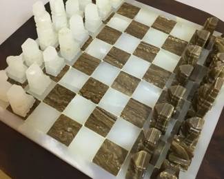 AztecInspired Chess Set