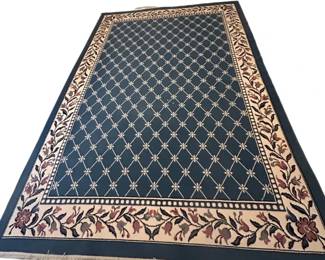 Country Blue Area Rug