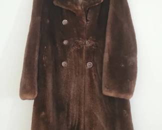 Vintage Ladies Otter Coat