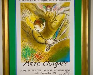The Angel of Judgment  SIGNED BY Chagall