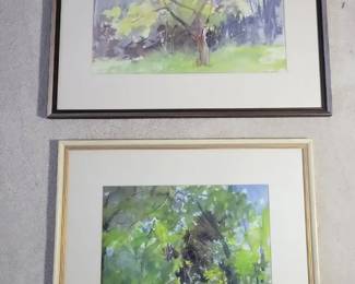 Two Watercolors