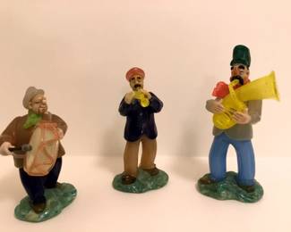 Czechoslovakian Art Glass Figures