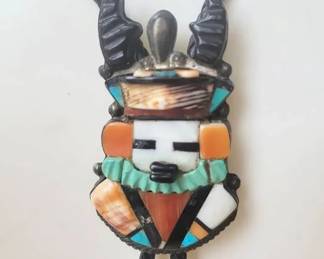 Zuni Antelope Kachina Bolo