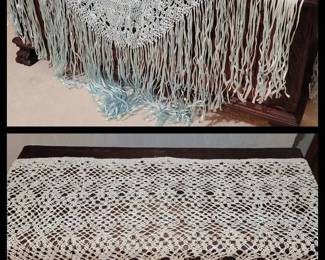 Ribbon Crocheted Shawls