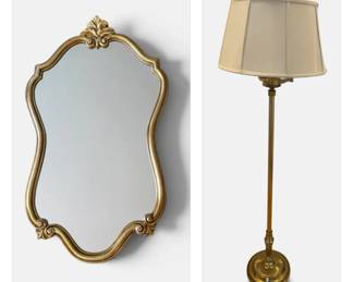 Carolina Mirror  Stiffel Lamp