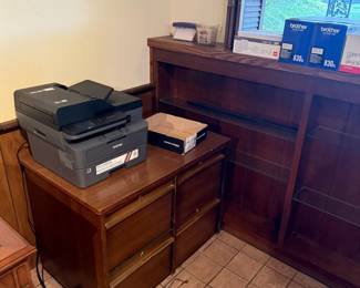 Filing cabinets, printer 
