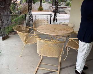 Wrought iron outdoor furniture 