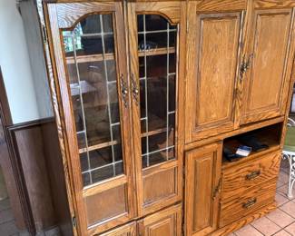 Vintage wood tv cabinet 