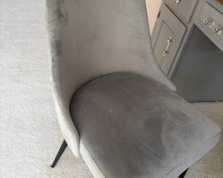 Grey desk chair