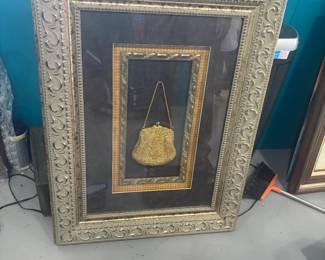 Framed Gold Purse