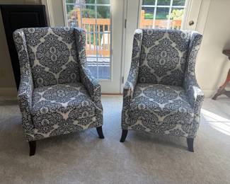 Wingback chairs