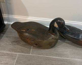 Wooden ducks