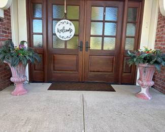 Marble Urn Planters