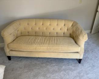 Cream Tufted Sofa