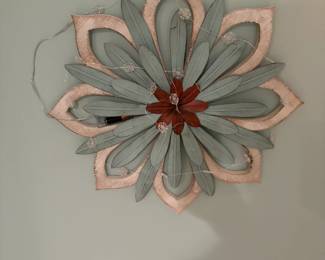 Flower wall art
