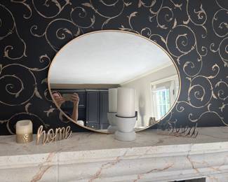 Gold mirrordecor