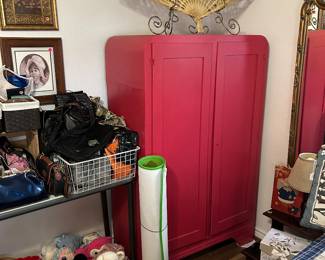 Barnwood painted armoire