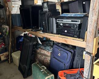 Electronics, luggage, 
