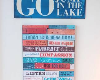 WOOD LAKE SIGNS