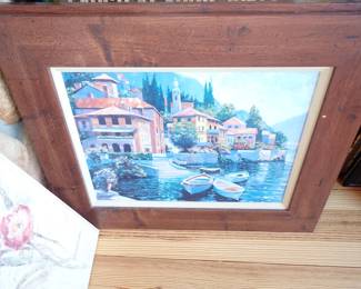 BOAT ON WATER WALL