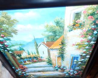 STEPS IN CITY WALL DECOR